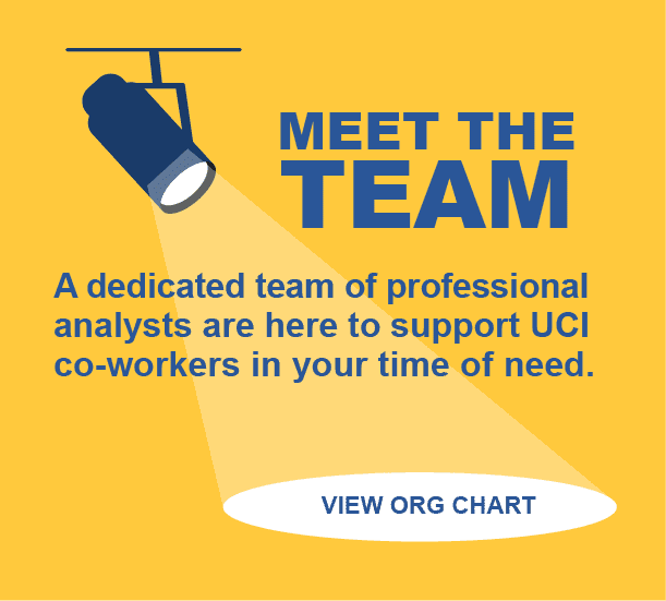Meet the Team: link to org chart
