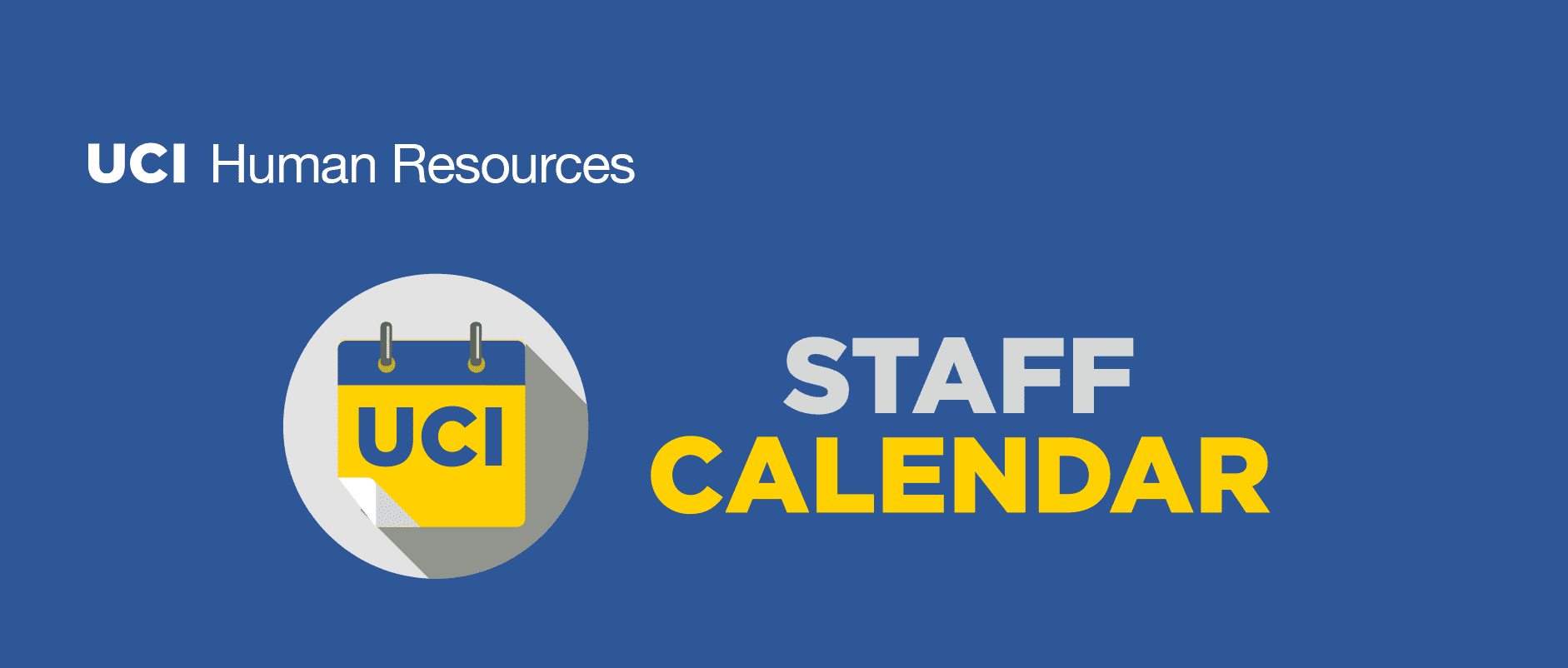 UCI Human Resources Staff Calendar